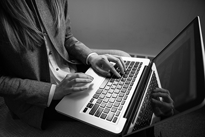 Hands on a keyboard